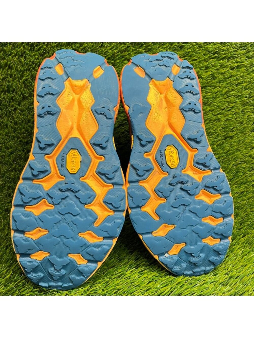 Hoka One One Speedgoat 5 Womens Size 8 Blue Orange Running Walking Shoes Sneaker - Picture 10 of 14